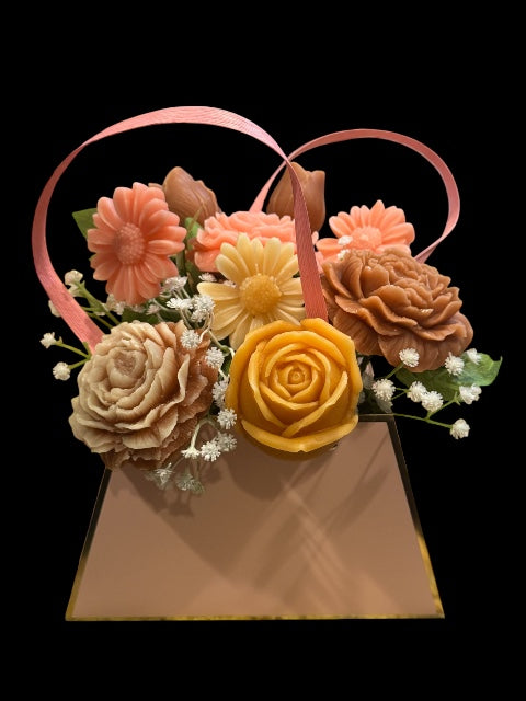 Floral Wax Melt Bouquet in Black Raspberry Vanilla