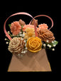 Floral Wax Melt Bouquet in Black Raspberry Vanilla