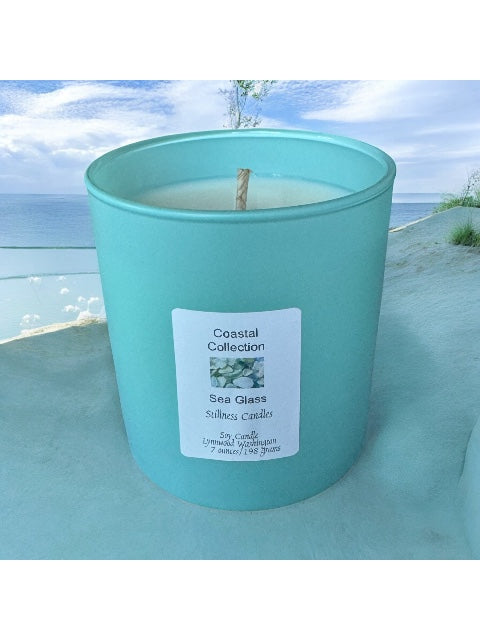 Lux Sea Glass Scented Soy Candle 7 oz.