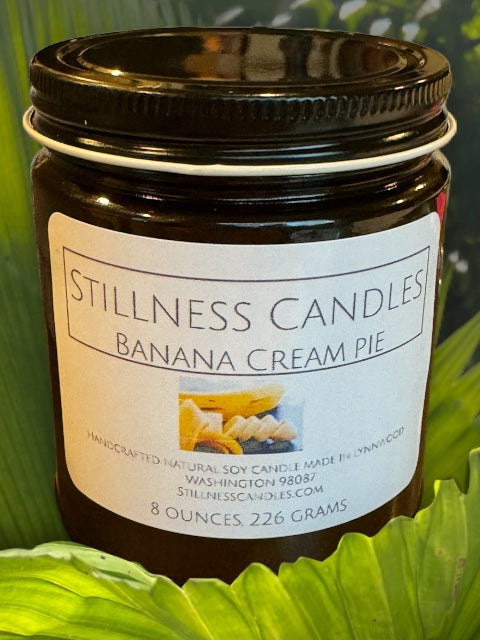 Banana Cream Pie Natural Soy Candle 8 oz