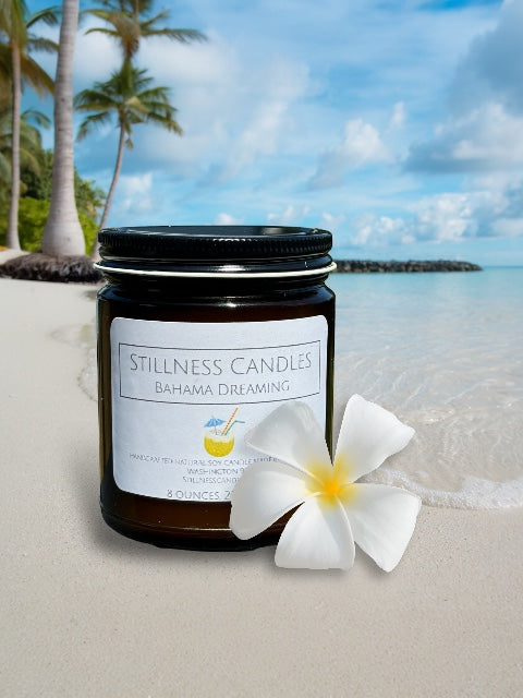 Bahama Dreams Natural Soy Wax Candle 8 oz