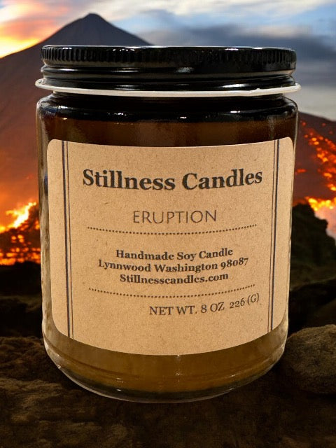 Eruption (perfume type) Natural Soy Candle 8 oz