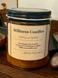 Vanilla Bean Natural Soy Candle 8 oz brown vessel