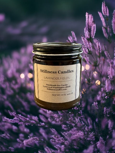 Lavender Fields 100 Soy Wax 8 oz Candle